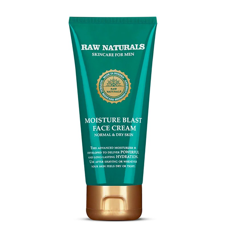 Se Raw Naturals Moisture Blast Face Cream (100 ml) hos Made4men