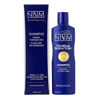 Køb Nisim Shampoo Normal Dry Hair hos Made4Men I