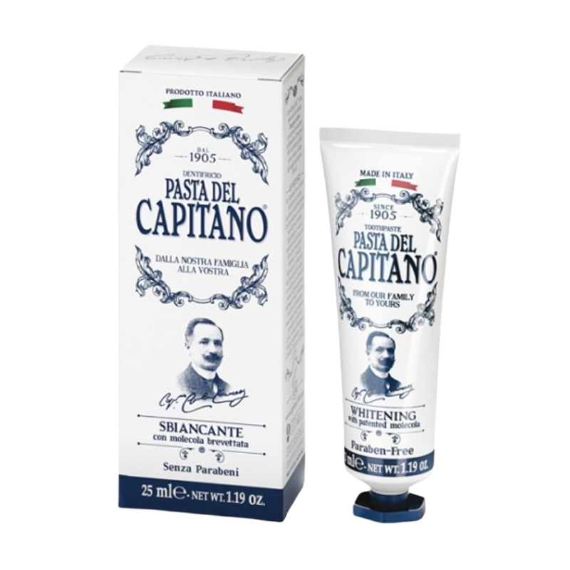 Pasta del Capitano 1905 Whitening Travel Size Tandpasta (25 ml) thumbnail