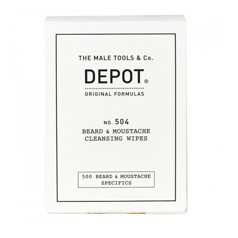 Depot No. 504 Beard Cleansing Wipes (12 stk) thumbnail