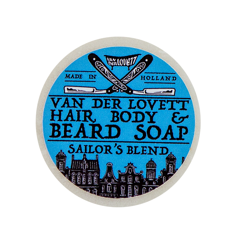 Billede af Van Der Lovett Hair, Body & Beard Shampoo Soap Bar Sailors Blend (60 g)