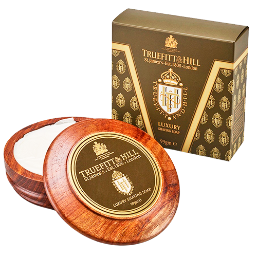 Billede af Truefitt & Hill Luxury Shaving Soap in Wooden Bowl (99 g)