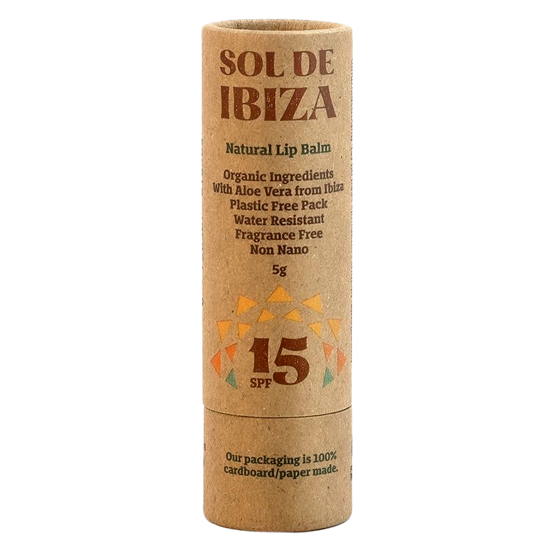 Sol De Ibiza Plastic Free Lip Balm SPF15 (5 g) thumbnail