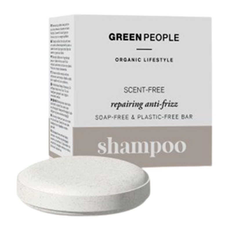Billede af Green People Scent Free Repairing Anti-Frizz Shampoo Bar (50 g)