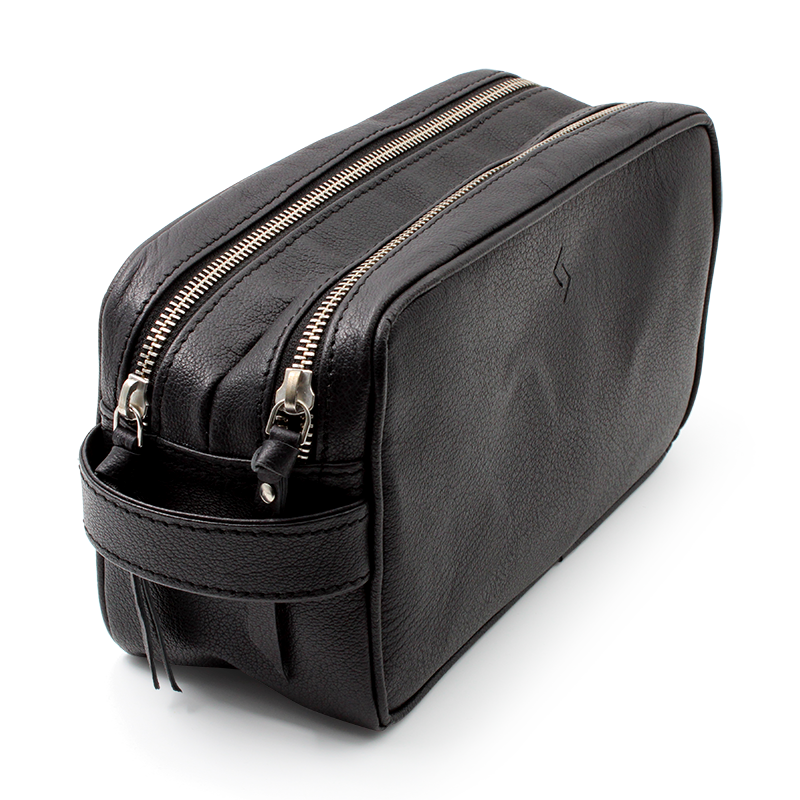 Njord Toilet Bag Goat Skin Black