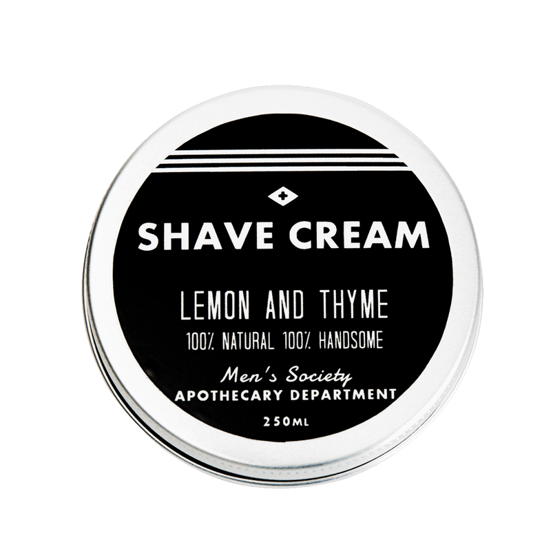 Men&apos;s Society Shave Cream - Lemon and Thyme (250 ml) thumbnail