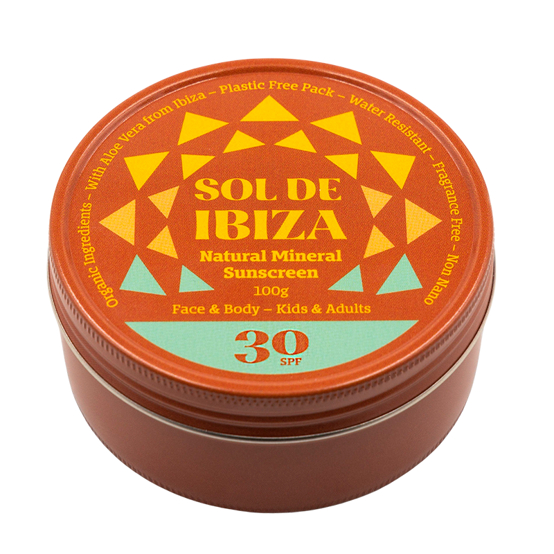 Sol De Ibiza Face & Body Plastic Free Tin SPF30 (100 g)