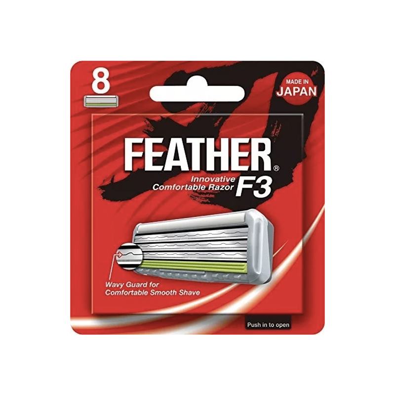 Feather F3 Barberblade (8 stk) thumbnail