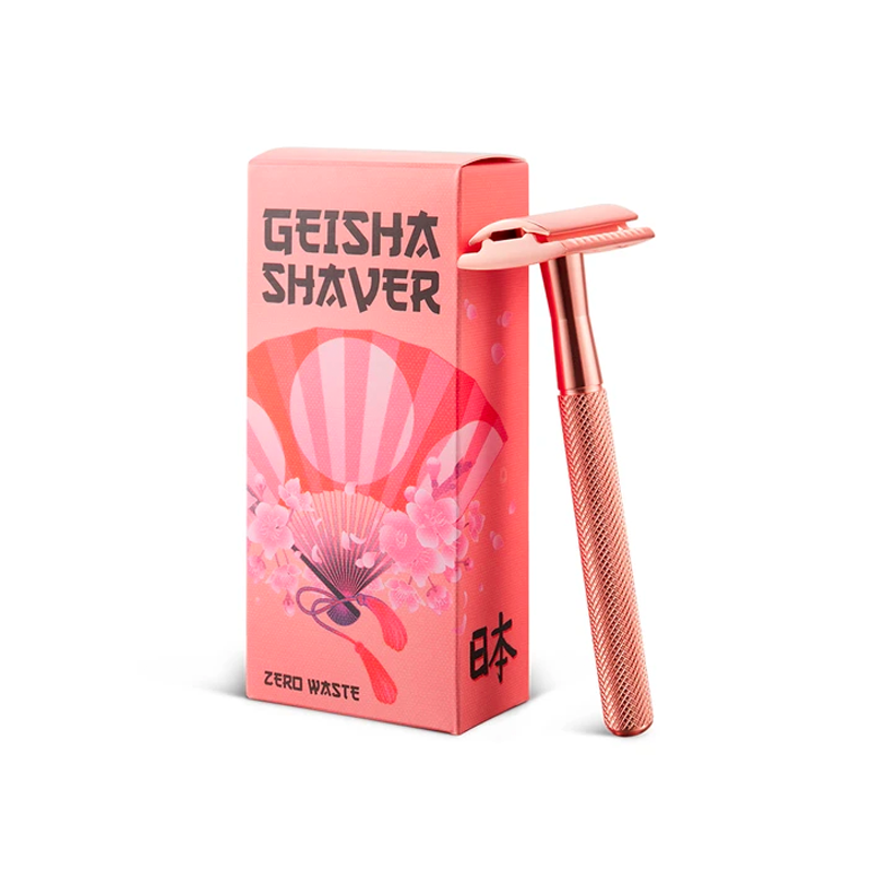 Geisha DE Razor Shaver Pink thumbnail