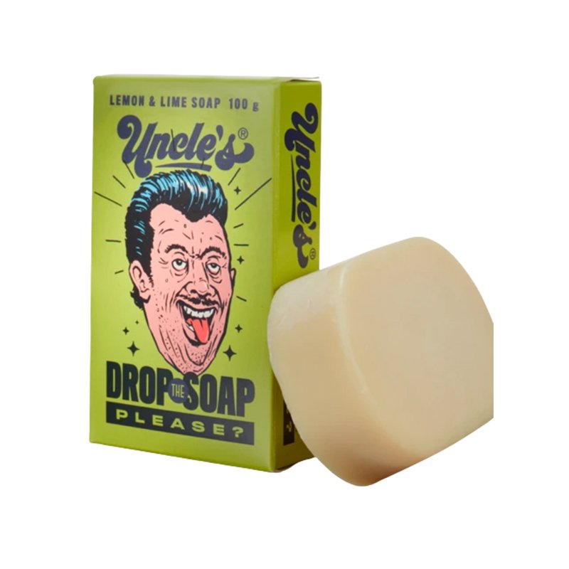 Dick Johnsons Uncle&apos;s Lemon & Lime Soap Bar Don&apos;t Drop the Soap (100 g) thumbnail