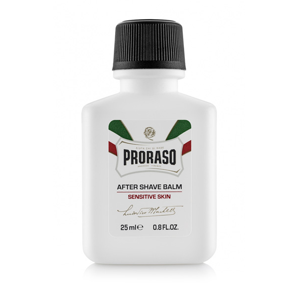 Proraso Aftershave Balm - Sensitive, Grøn Te & Havre, Rejsestørrelse (25 ml)