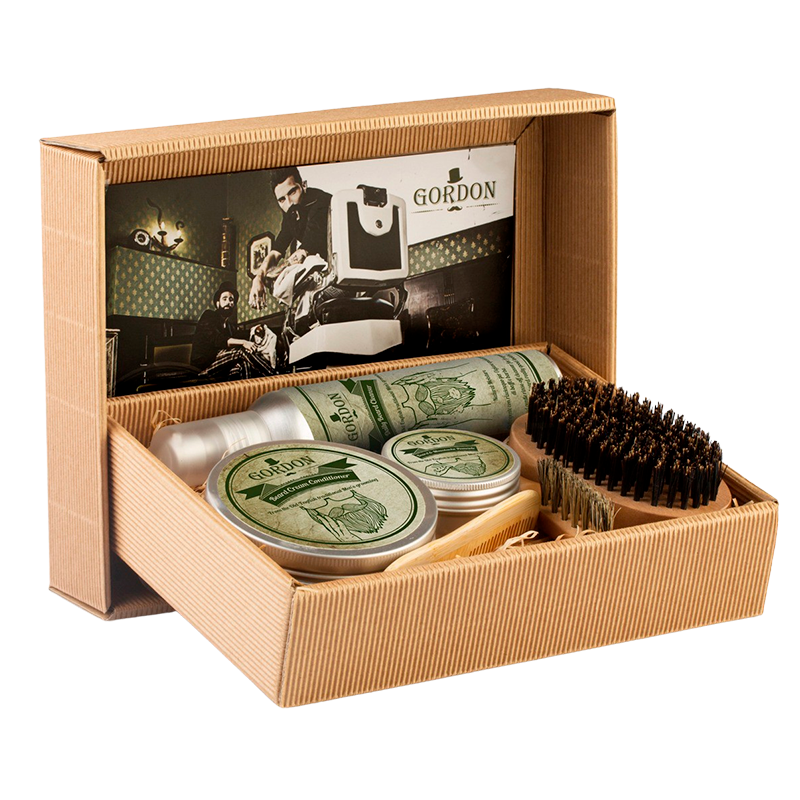 Gordon Gaveæske Beard & Moustache Kit D411 (1 sæt)