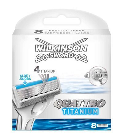 Wilkinson Quattro Titanium Sensitive Barberblade (4-pak) thumbnail