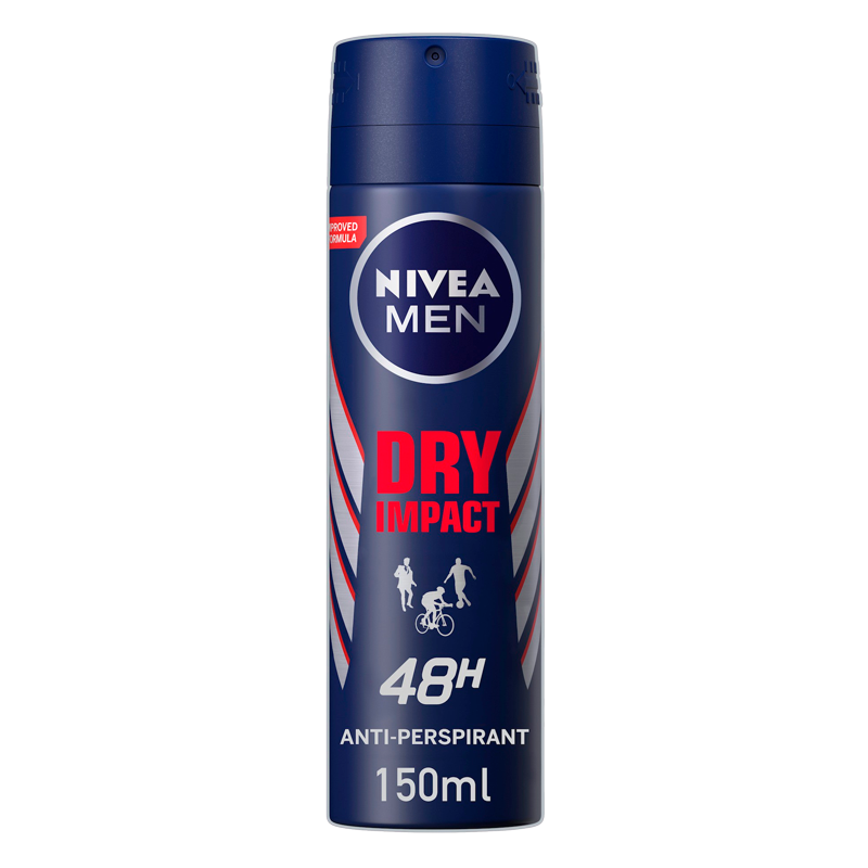 Nivea for Men Dry Impact Male Spray (150 ml) thumbnail