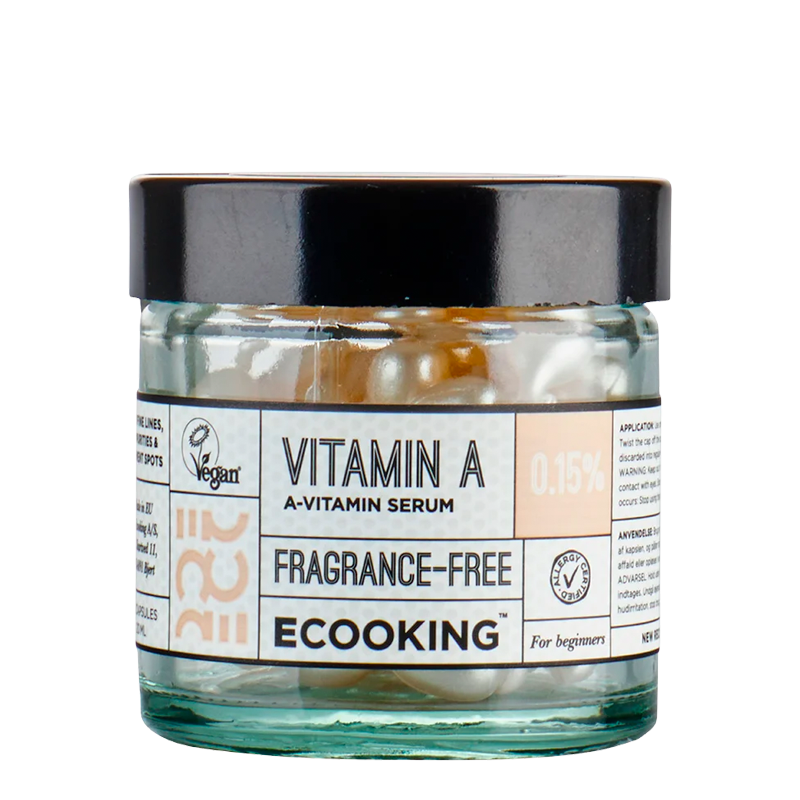 Billede af Ecooking Face A-Vitamin 0,15% Parfumefri (60 stk)