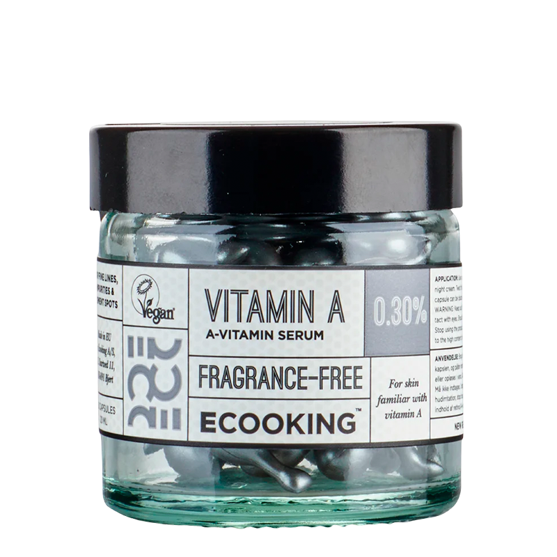 Billede af Ecooking Face A-Vitamin 0,30% Parfumefri (60 stk)
