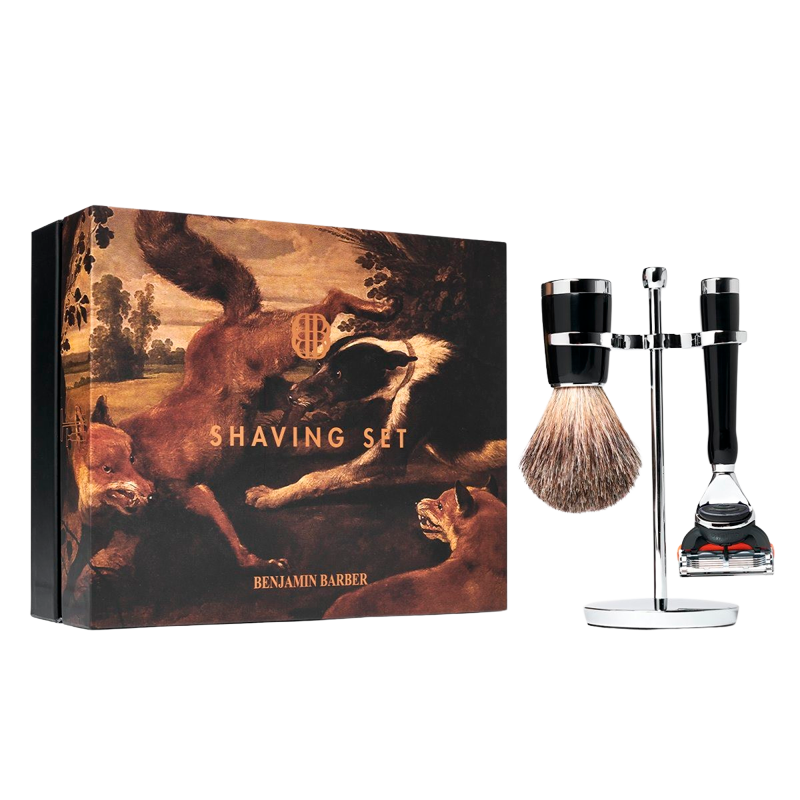 Benjamin Barber Classic 3-piece Shaving Set Ebony Fusion (1 stk) thumbnail