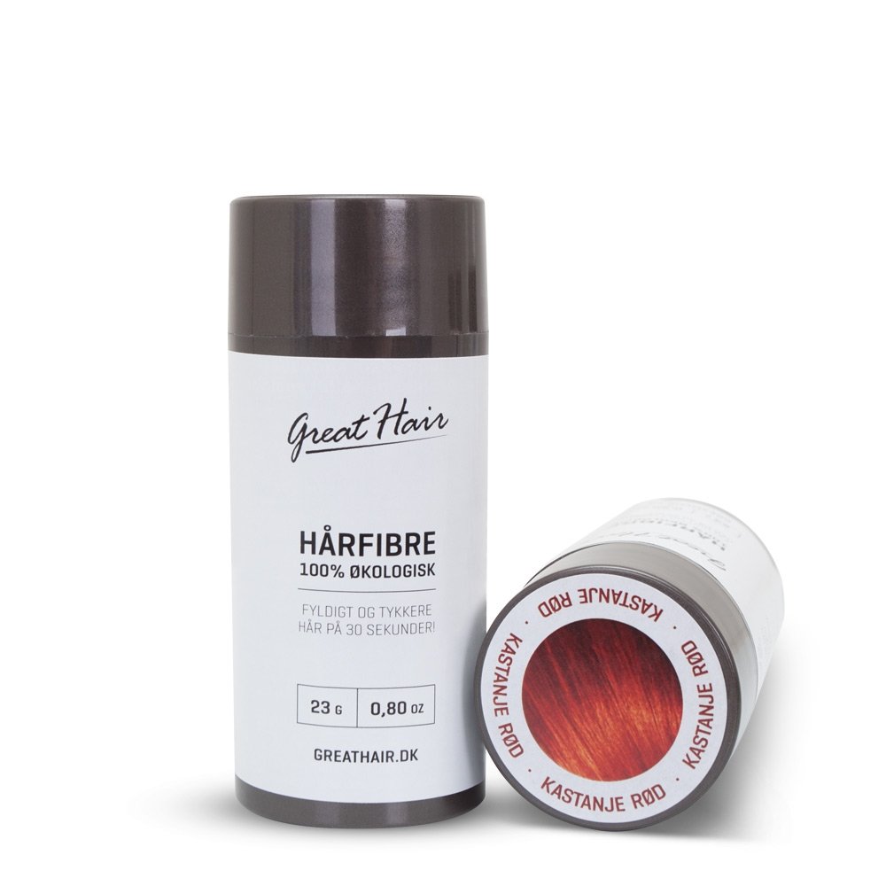Great Hair Hårfibre 23g (Kastanje rød)