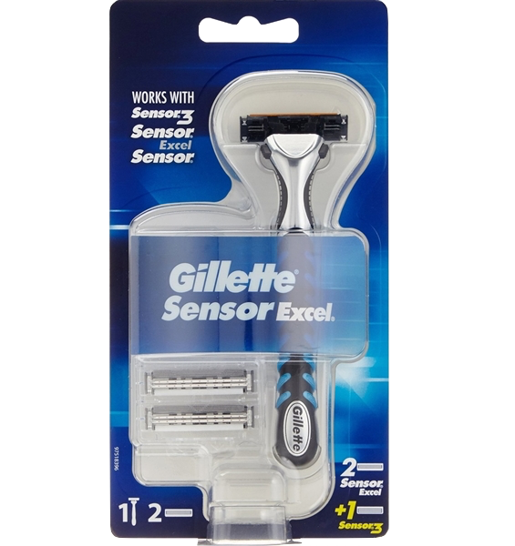 Se Gillette Sensor Excel Skraber (Inkl. 1 Barberblad) hos Made4men