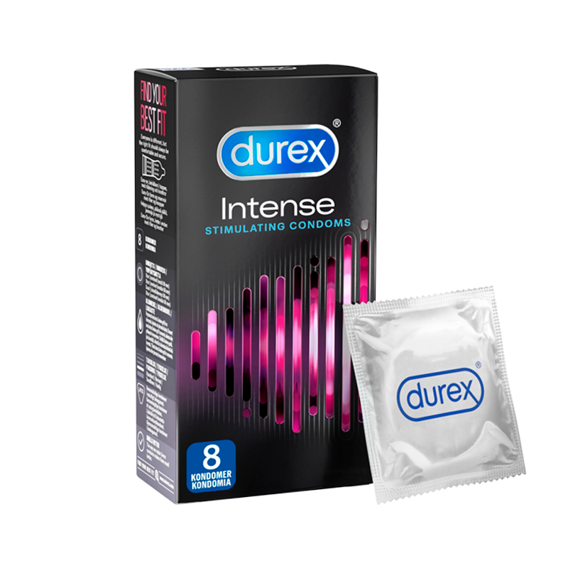 Durex Intense Kondomer (8 stk) thumbnail
