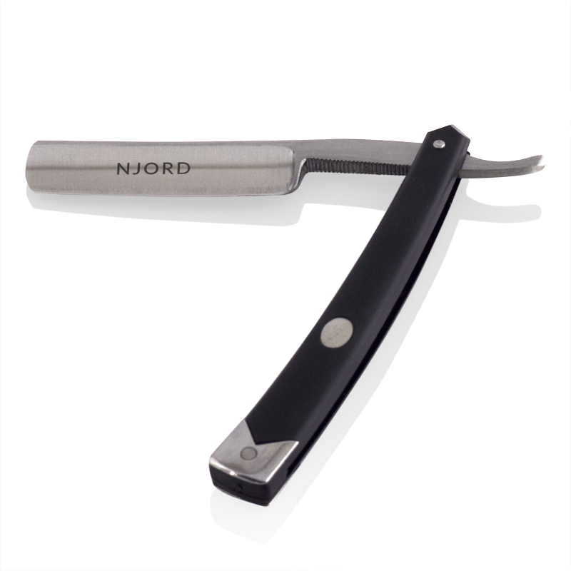Njord Straight Razor (Sort Håndtag, 5/8") thumbnail