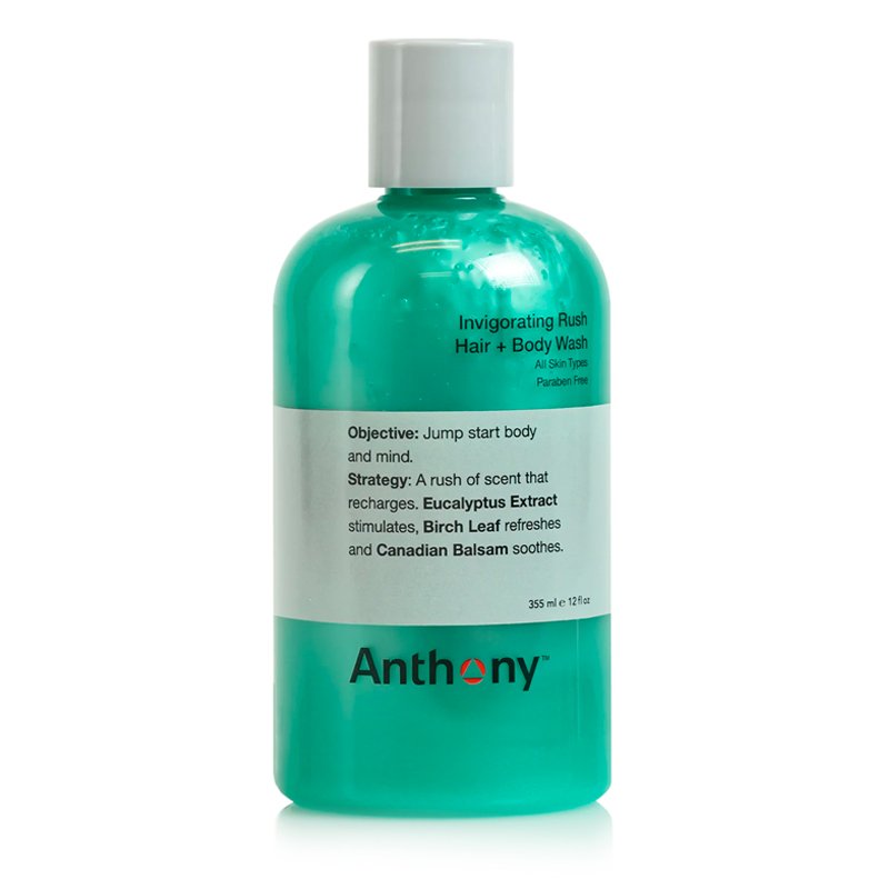 Anthony Invigorating Rush Hair + Body Wash (355 ml)