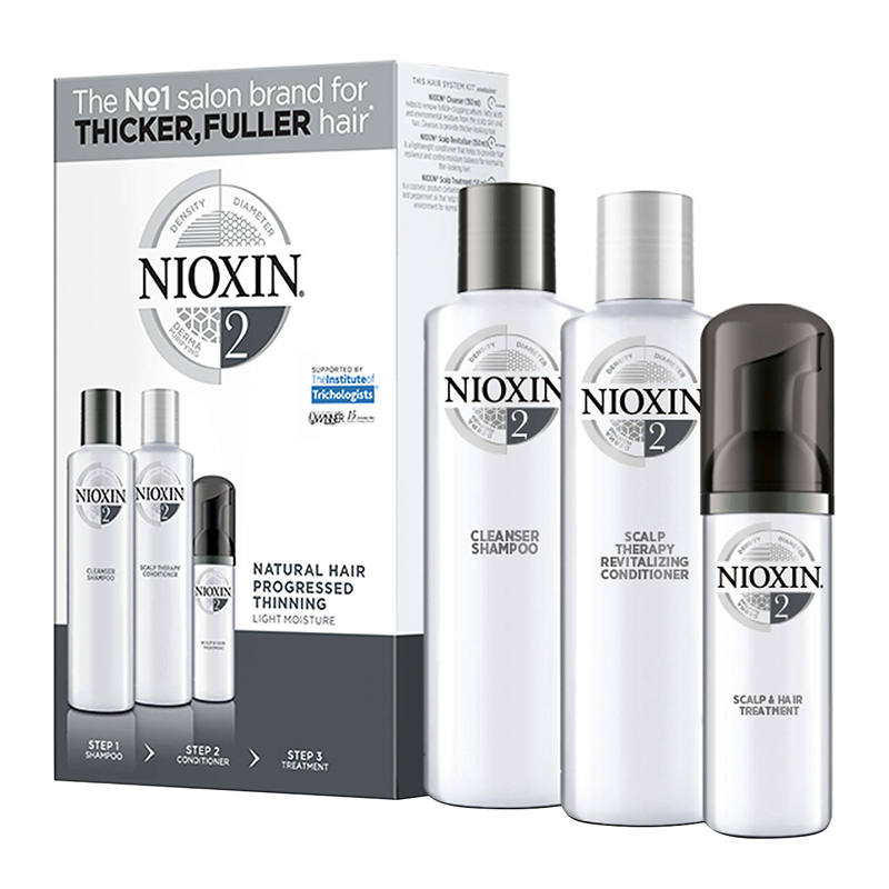 Nioxin Hair System Kit 2 For Thinning Hair Help