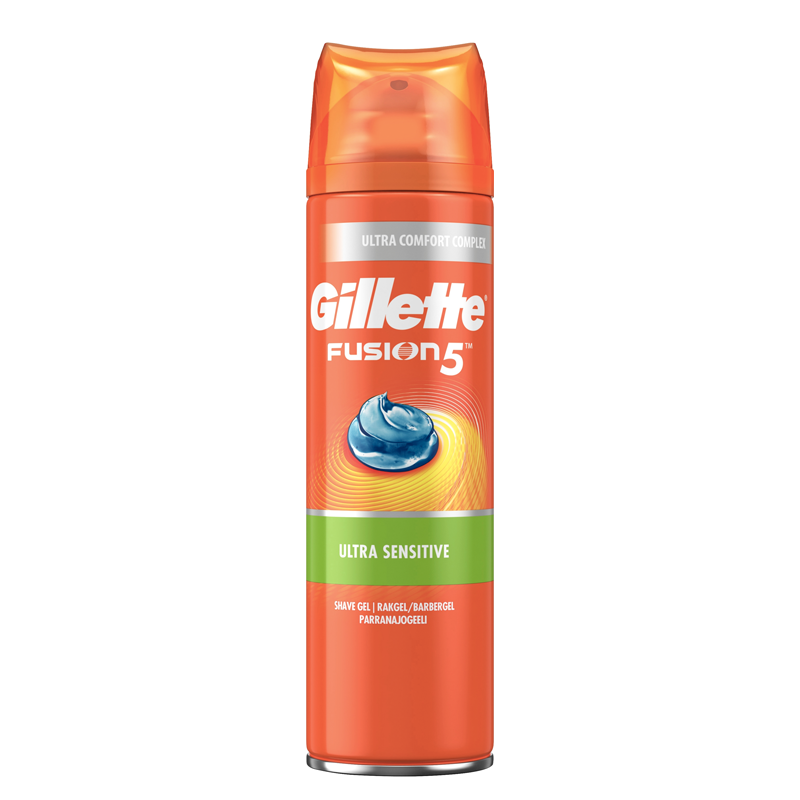 Gillette Fusion5 Ultra Sensitive Barbergel (200 ml) thumbnail