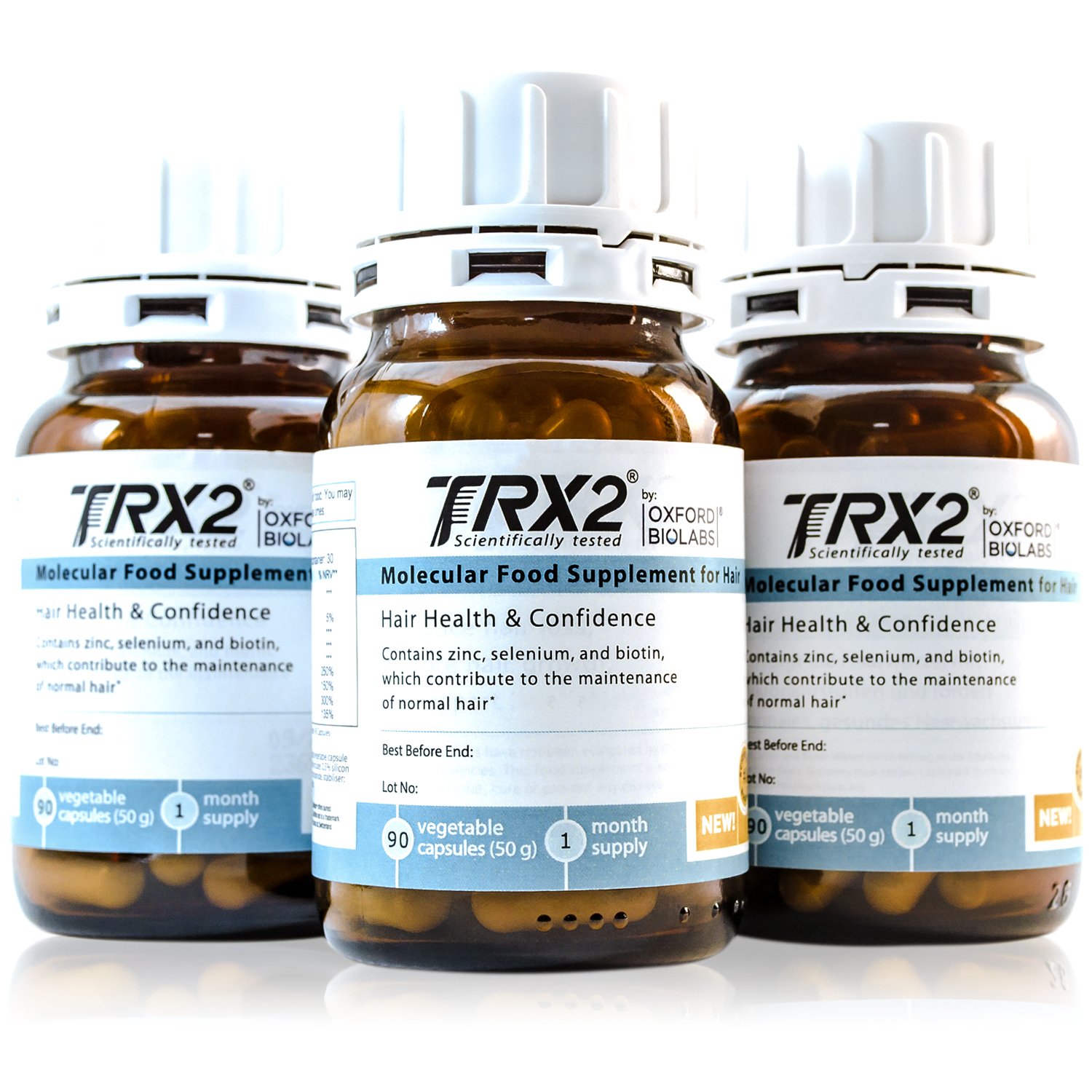 Billede af TRX2 - Molecular Food Supplement for Hair (3 x 50 g)
