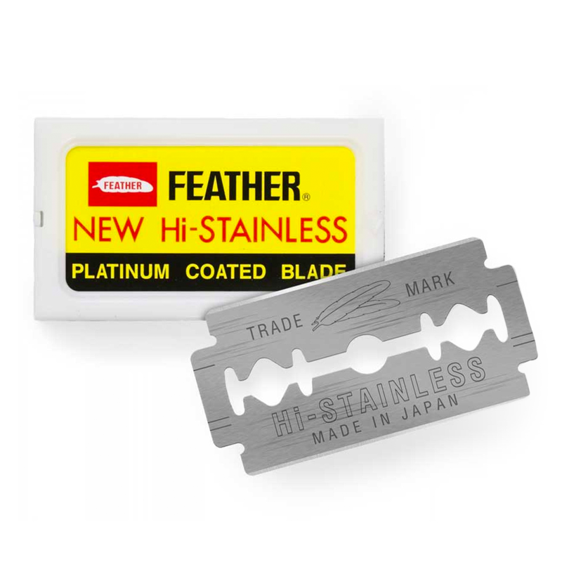 Feather New Hi-Stainless Barberblade (10 stk) thumbnail