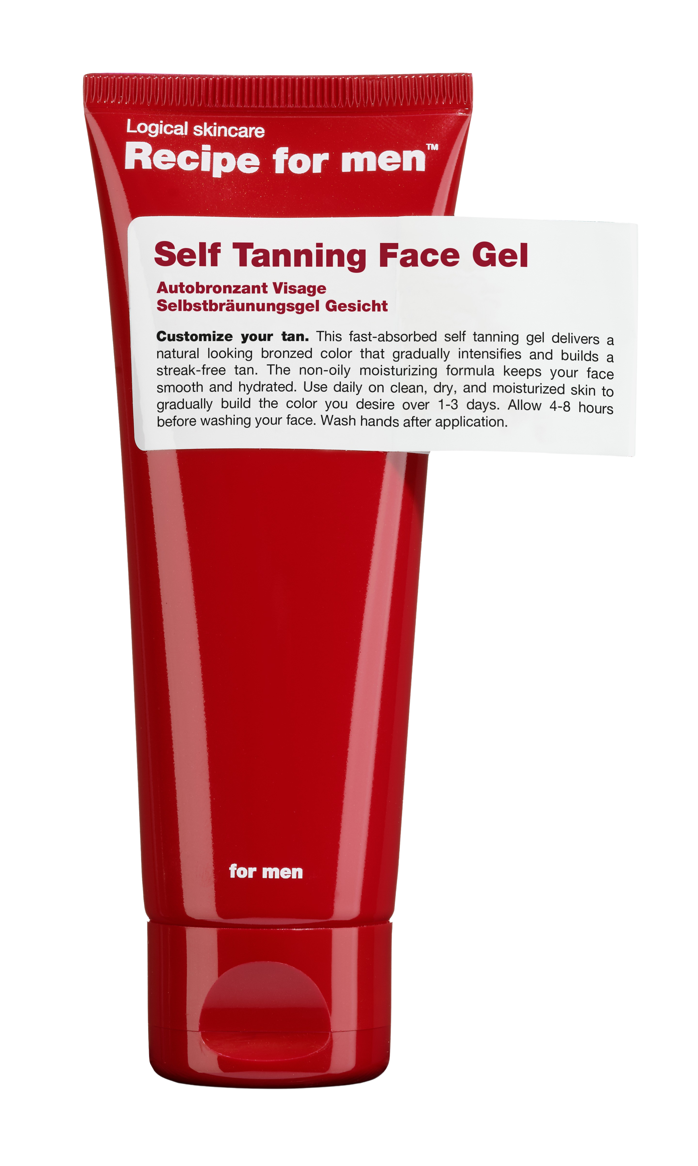 Recipe For Men Self Tanning Face Gel (75 ml) thumbnail