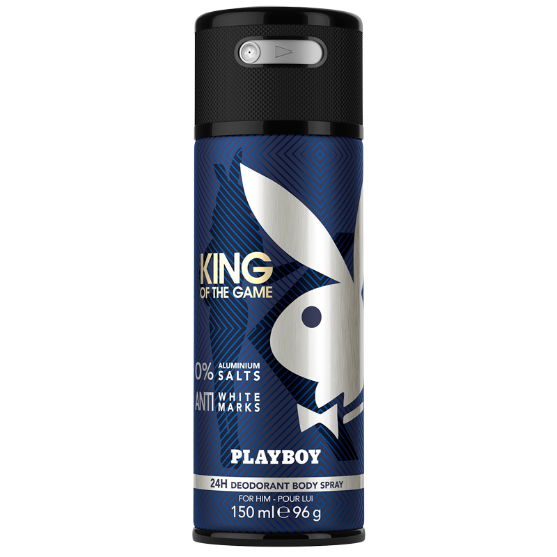 Playboy King For Him Deodorant Spray (150 ml) thumbnail