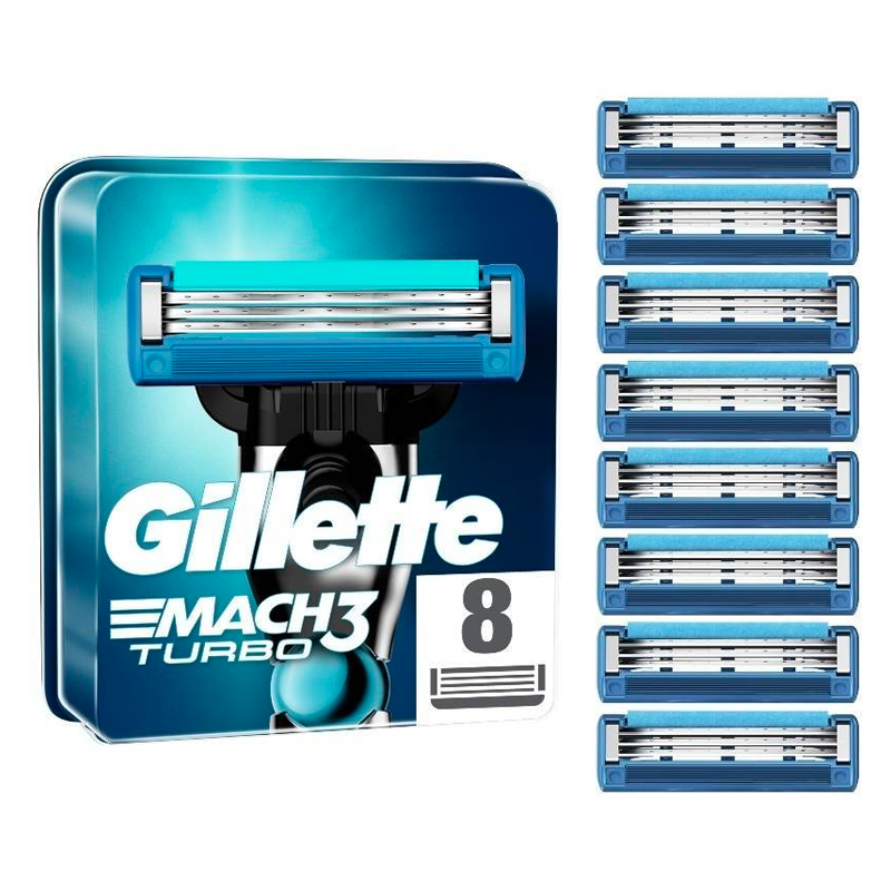 Gillette MACH3 Barberblade (8-pak)