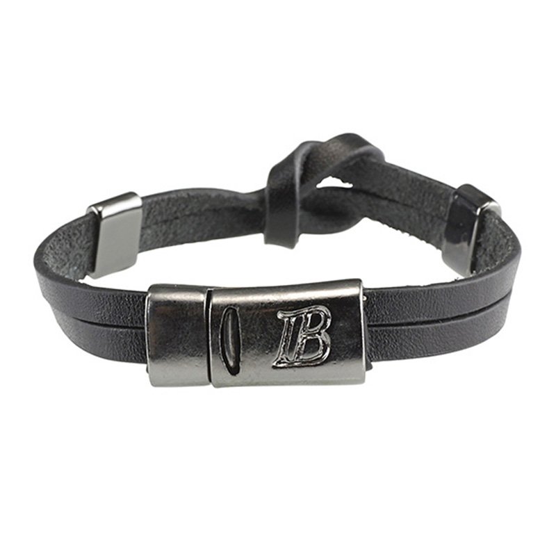 Se Icon Brand One In The Clip Armbånd (Sort) hos Made4men