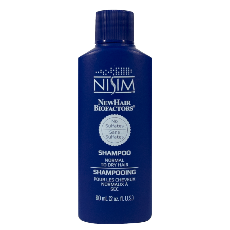 Monarch Alligevel blandt Køb Nisim NewHair Bifoactor Shampoo Normal To Dry Hair 60 ml hos made4men I  65,00