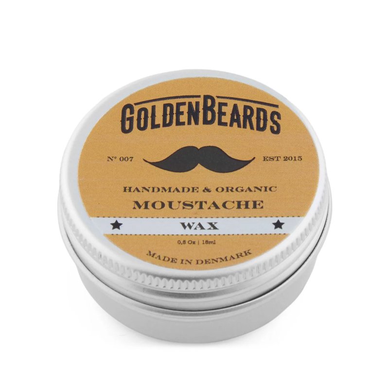 Billede af Golden Beards Økologiske Moustache Skægvoks (15 ml)