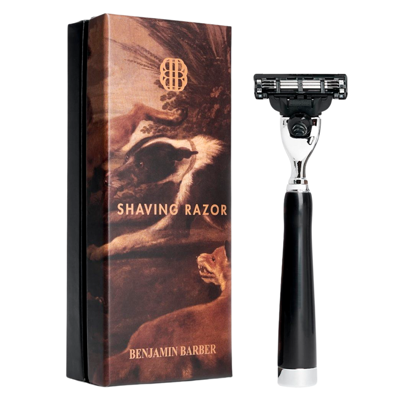 Benjamin Barber Classic Shaving Razor Mach3 Ebony