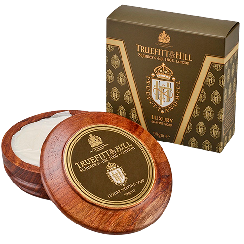 Truefitt & Hill Luxury Shaving Soap in Wooden Bowl (99 g)