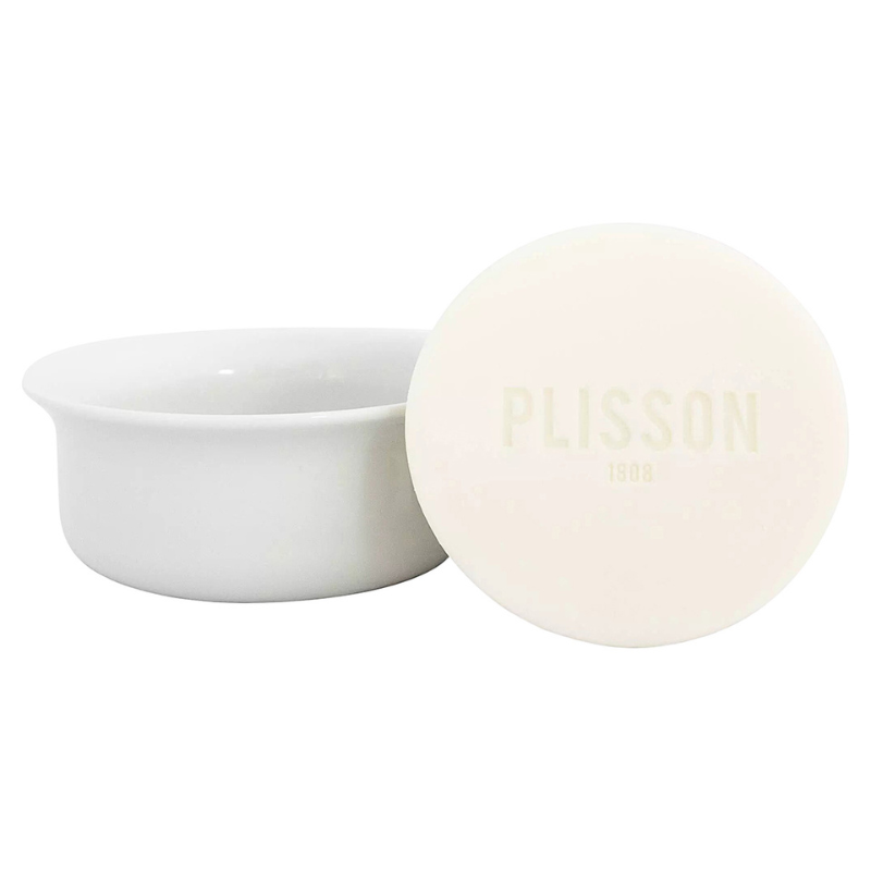 Plisson Limoges Porcelæns Skål Med Barbersæbe (1 stk)