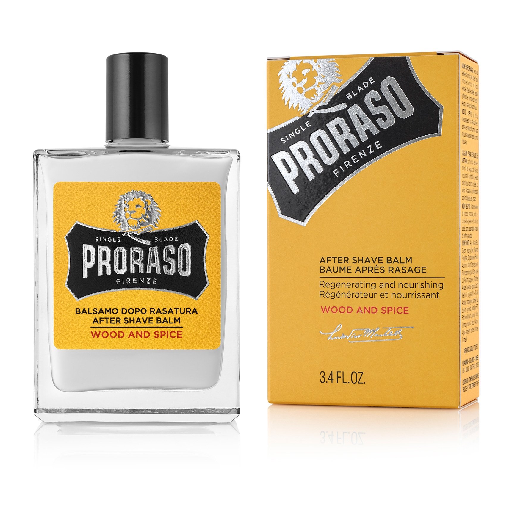 Proraso Aftershave Balm, Wood & Spice (100 ml) thumbnail