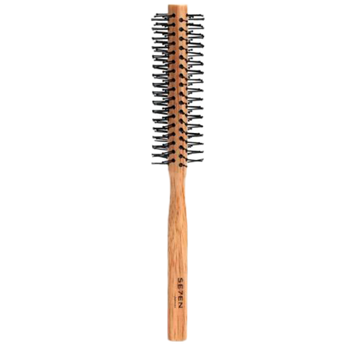 Se7en Styles White Wooden Round Brush 12 mm (1 stk)