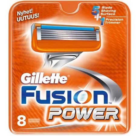 Gillette Fusion 5 Power Barberblade (8 stk.)