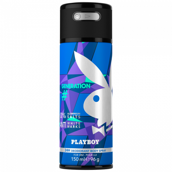 Playboy #Generation For Him Deodorant Spray (150 ml) thumbnail