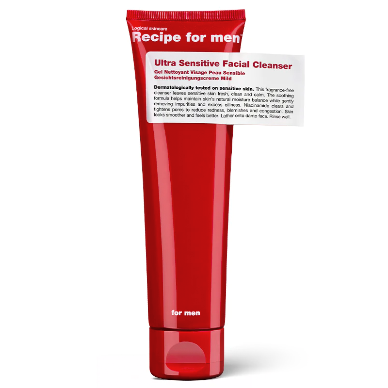 Recipe for men Ultra Sensitive Facial Cleanser (100 ml) thumbnail