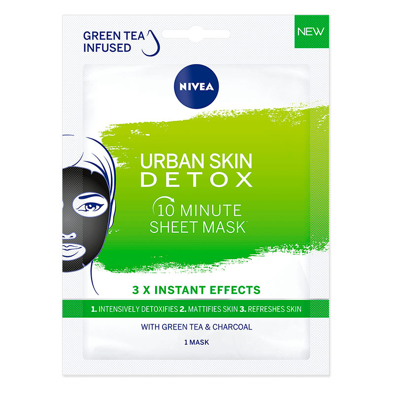 Nivea Urban Skin Detox Sheet Mask (1 stk) thumbnail