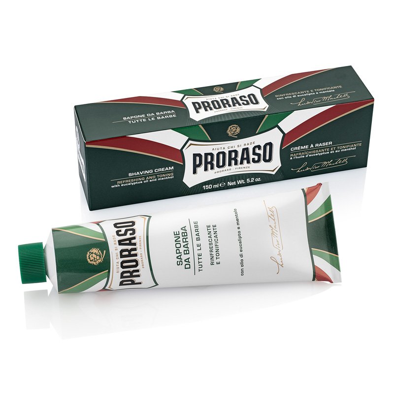 Billede af Proraso Barbercreme - Eucalyptus Oil & Menthol (150 ml)