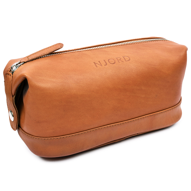 Njord Toilet Bag Gedeskind Cognac (1 stk)