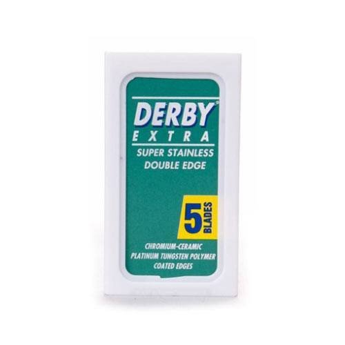 Derby Extra Double Edge Barberblade (5 stk) thumbnail