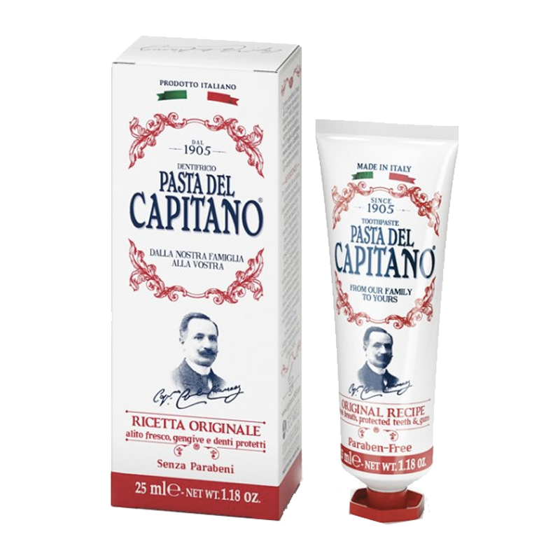 Pasta del Capitano 1905 Original Recipe Travel Size Tandpasta (25 ml) thumbnail