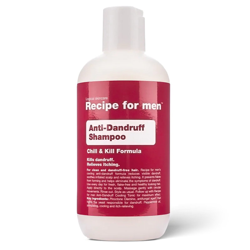 Se Recipe for men Anti Dandruff Shampoo (250 ml) hos Made4men